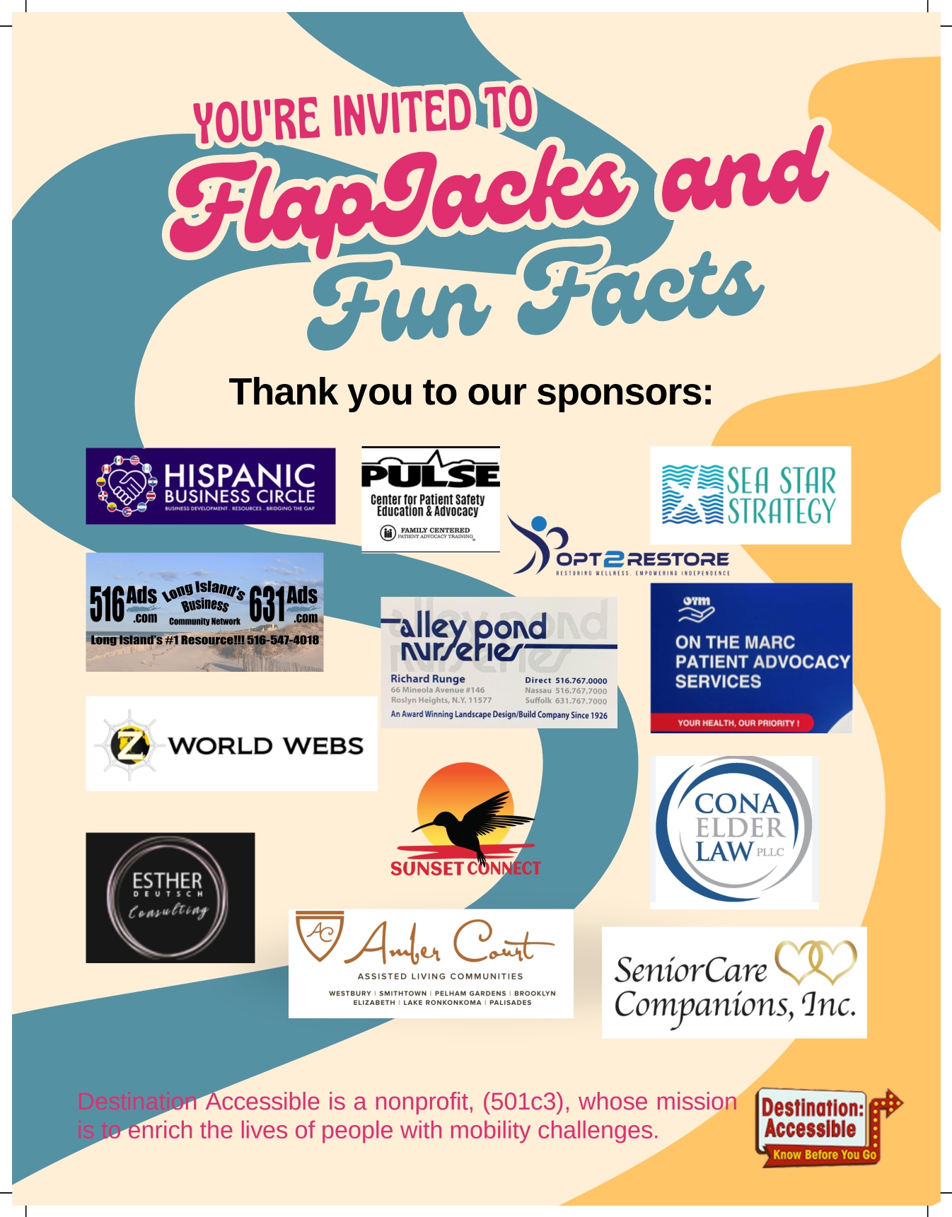 DA FlapJack Flyer June 2026 Sponsors